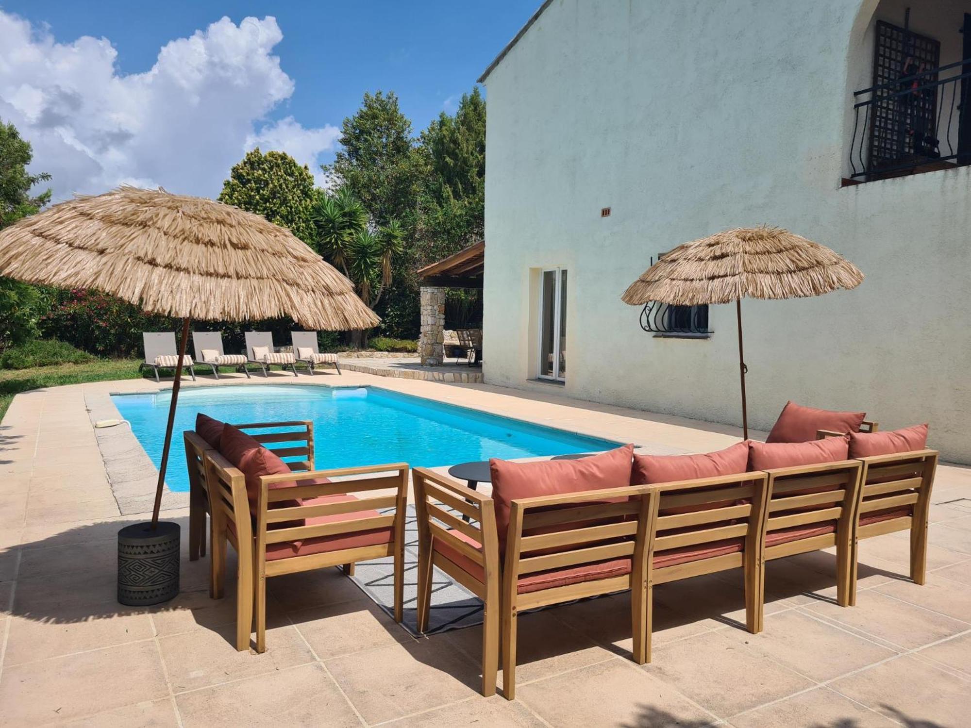 Belle Villa De Charme Avec Piscine أنتيب المظهر الخارجي الصورة